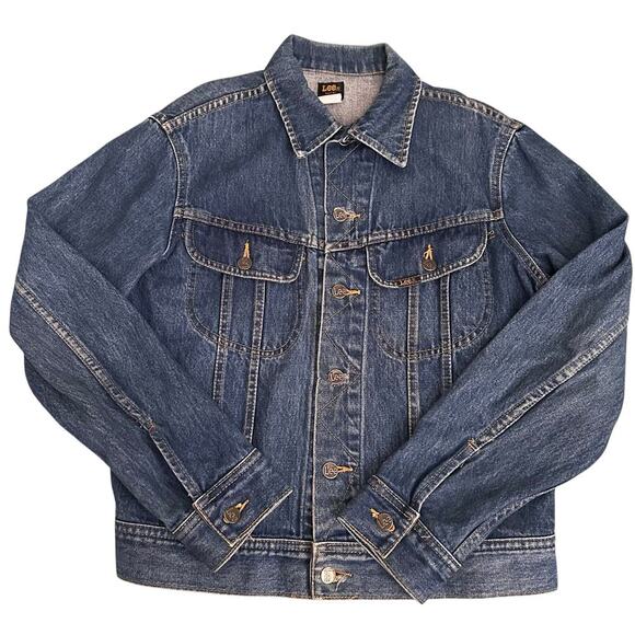 Vintage Lee 70's/80's Denim Trucker Jacket Canada Size 40 - Picture 1 of 11